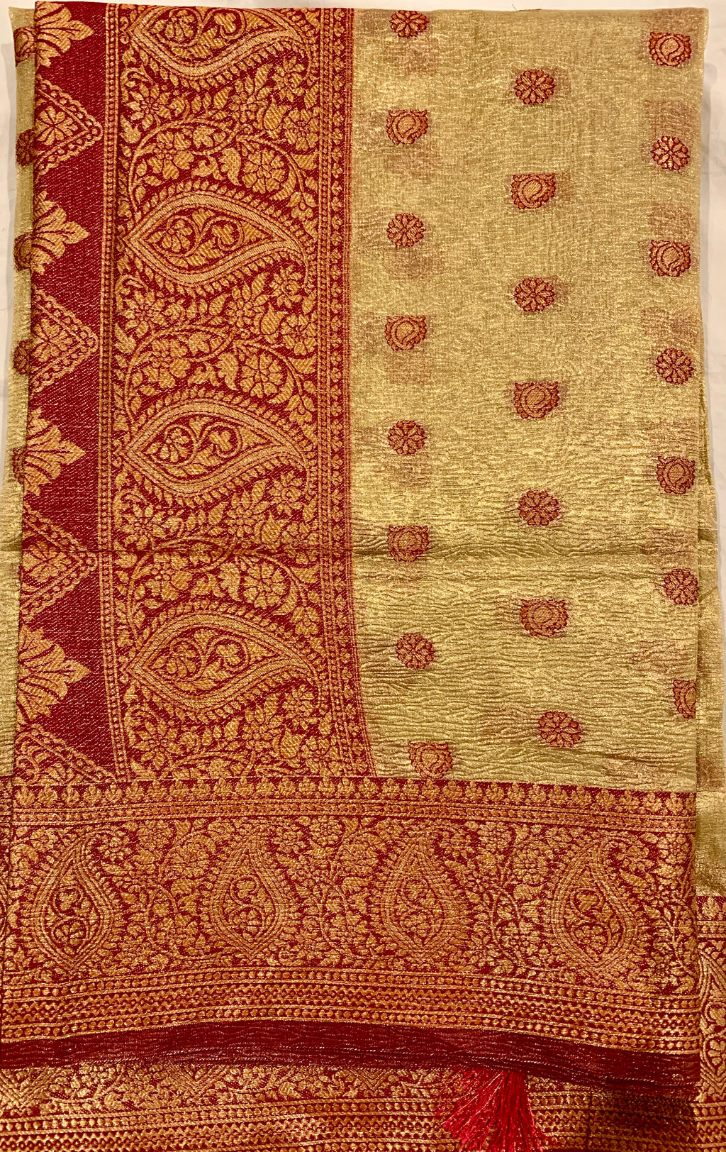 Banarasi saree with rich border and pallu