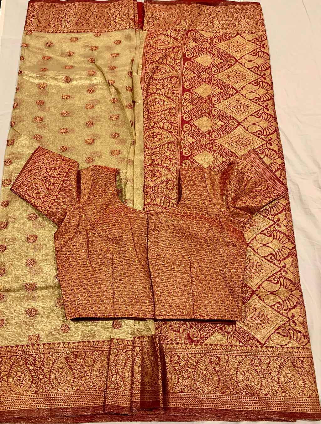 Banarasi saree with rich border and pallu